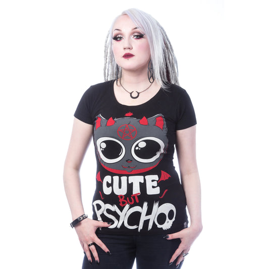Cute But Psycho Kitty T-Shirt