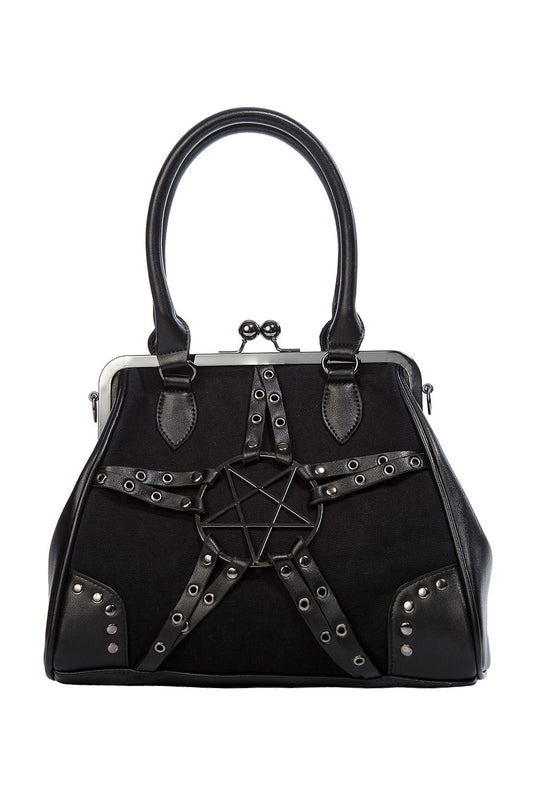 Restrict Goth Pentagramm Handtasche