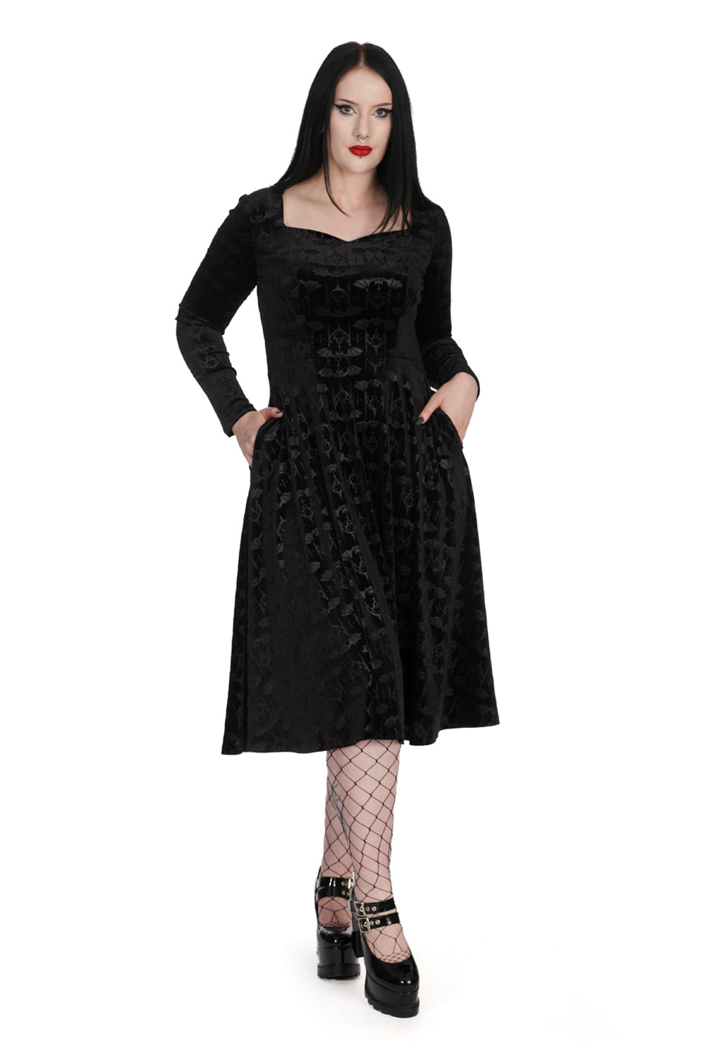 Velvet Bat Samtkleid