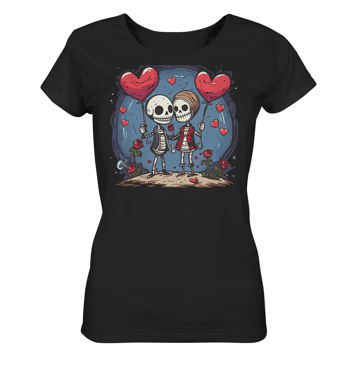 Skully Love - Ladies Organic Shirt