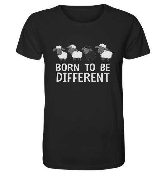 Born to be different. Schwarzes Schaf. - Organic Shirt