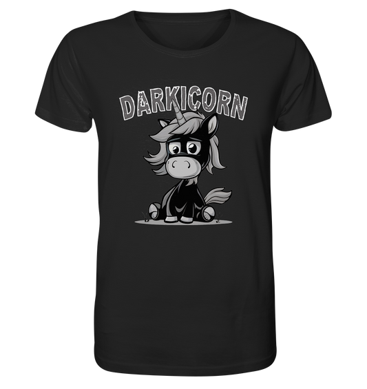 Darkicorn. Schwarzes Einhorn - Organic Shirt