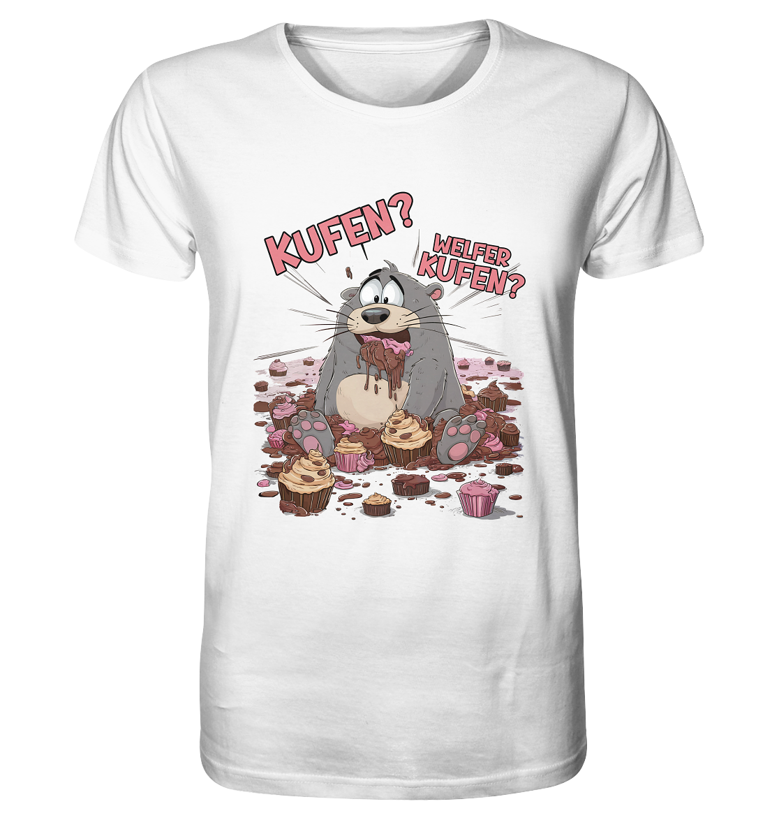 Kufen? Welfer Kufen? Kuchenmonster - Organic Shirt